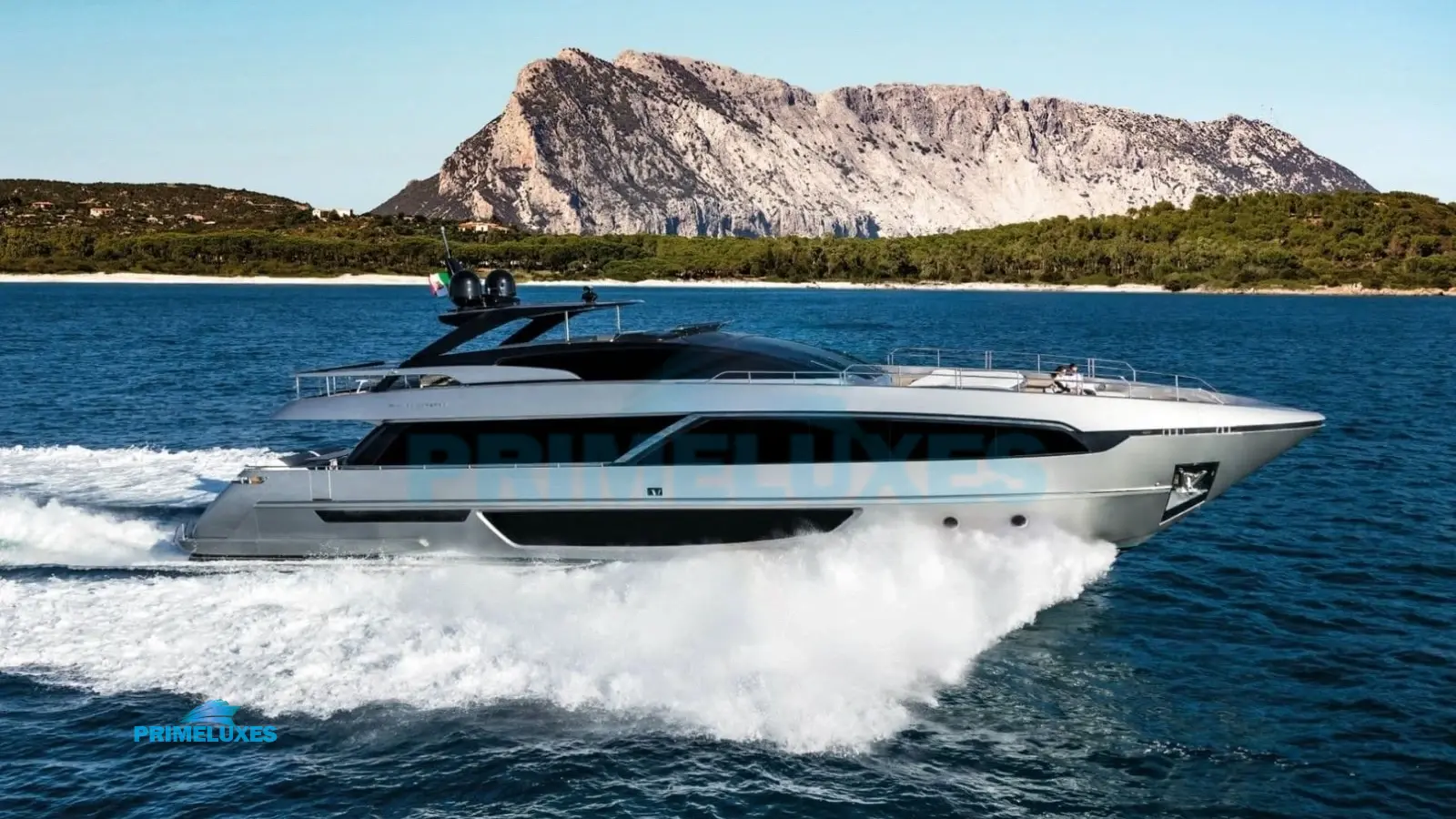 BASILIC Riva 100 Corsaro Yacht Charter