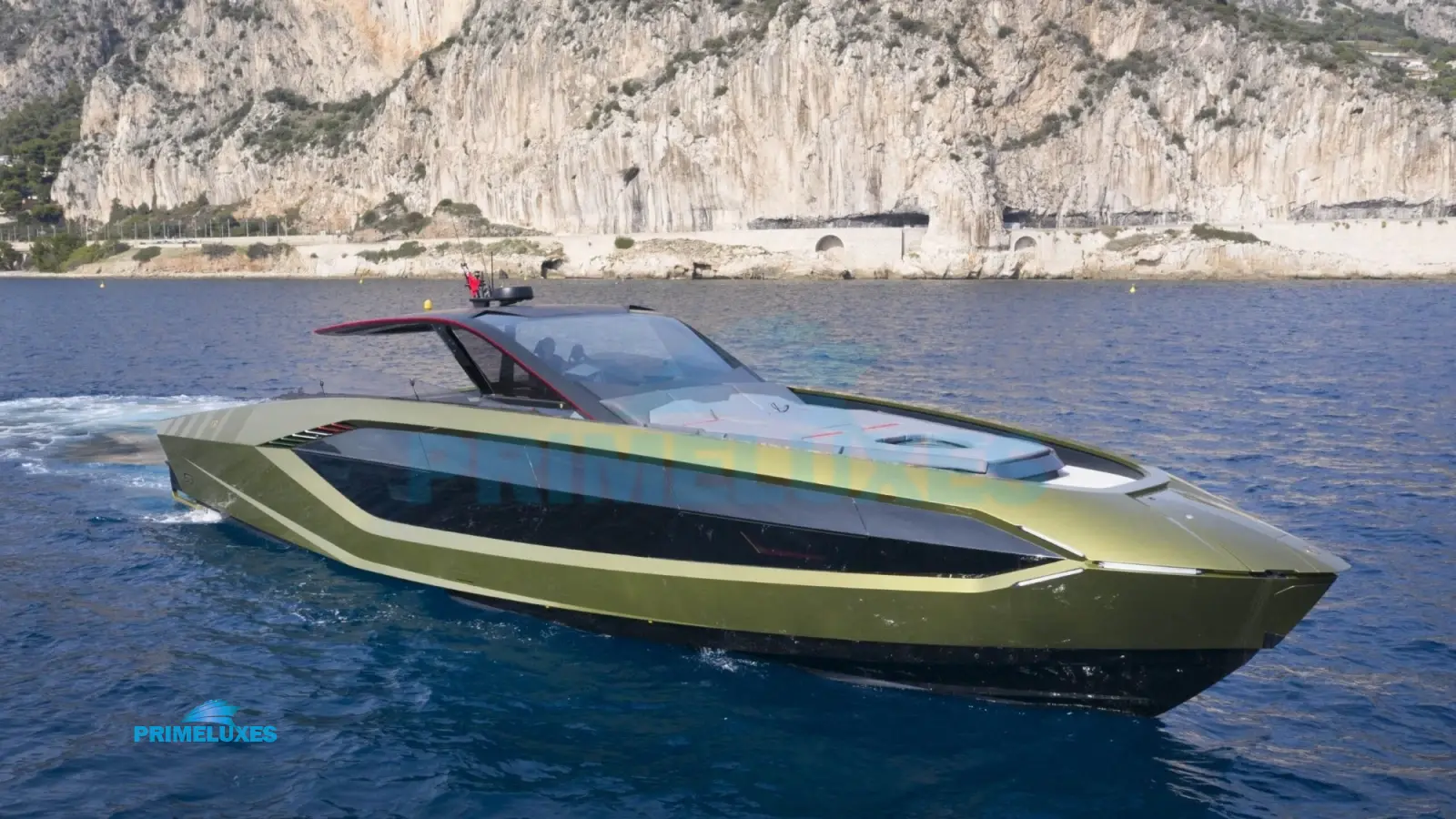 FAST ONE Tecnomar Lamborghini 63 Yacht Charter