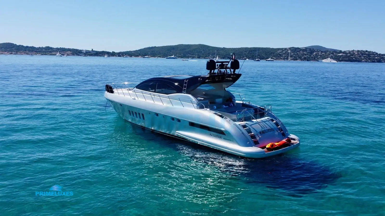 HELIOS Mangusta 72 yacht charter on the French Riviera with crew